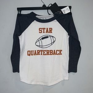 CHASER Boys Star Quarterback Football T-shirt Size 6 NWT